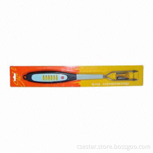 LED display digital cooking thermometer, 6 indications from rare to well done